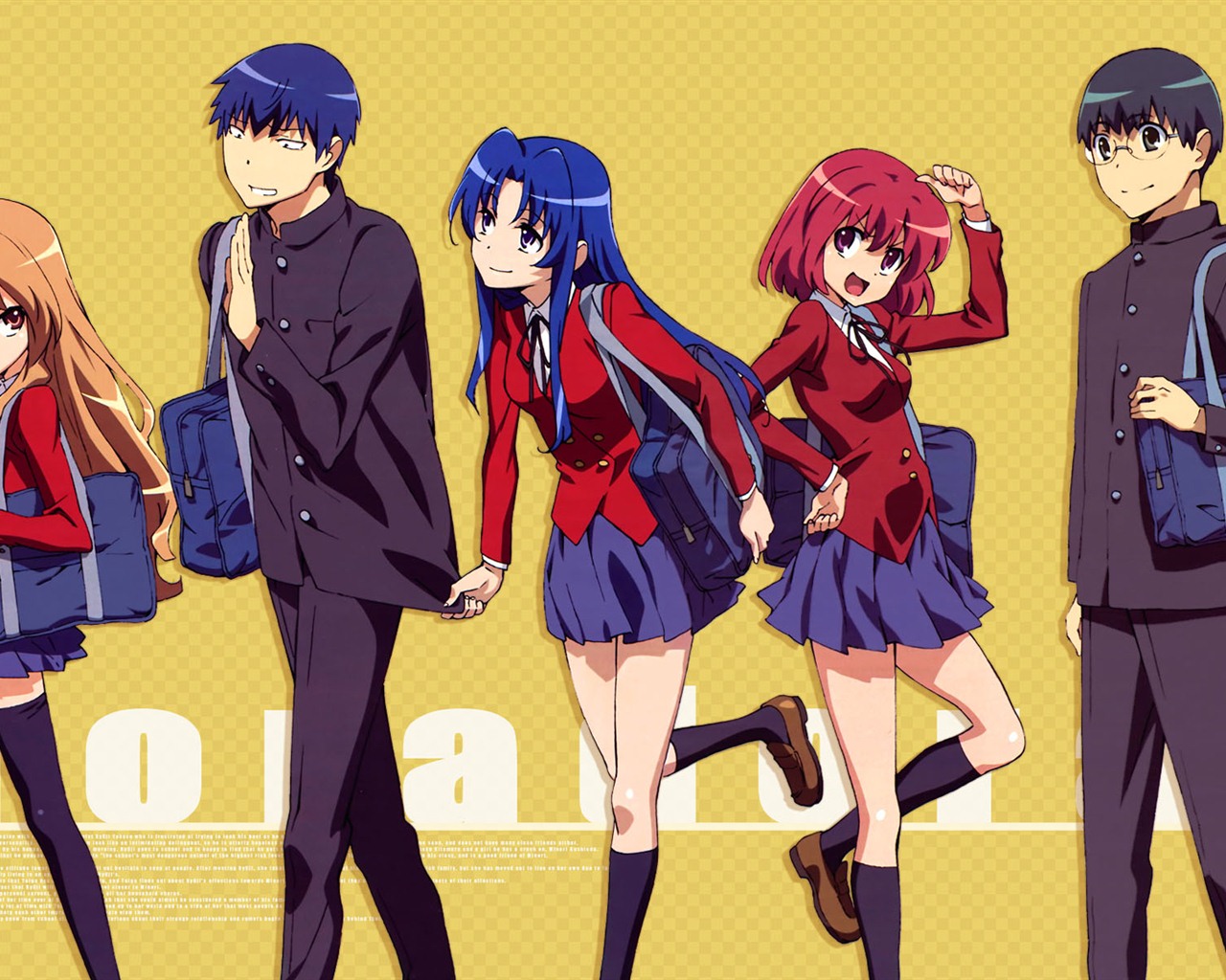 Toradora HD tapety na plochu #35 - 1280x1024