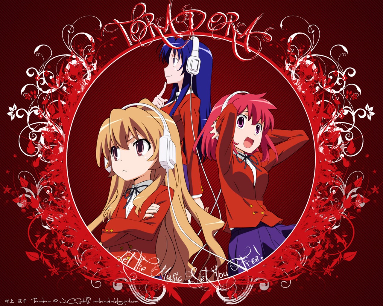 Toradora HD tapety na plochu #1 - 1280x1024