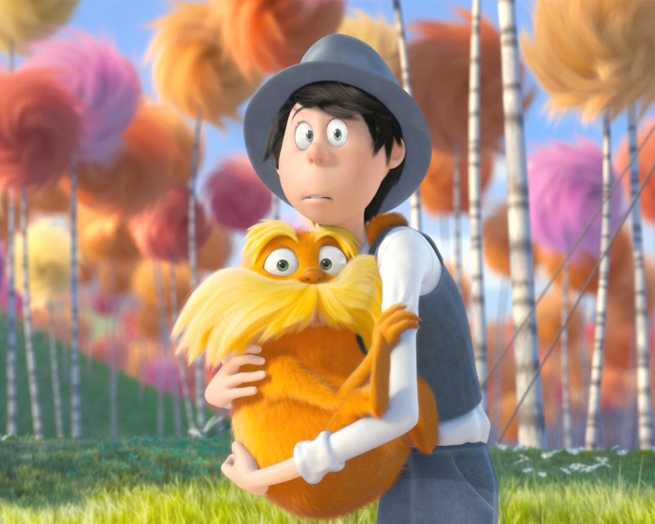 Dr. Seuss The Lorax 老雷斯的故事 高清壁纸14 - 1280x1024