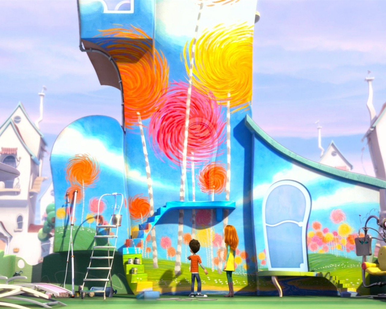 Dr. Seuss 'The Lorax HD tapety na plochu #26 - 1280x1024