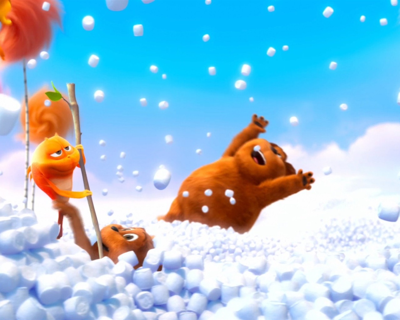 Dr. Seuss' The Lorax 老雷斯的故事 高清壁紙 #31 - 1280x1024