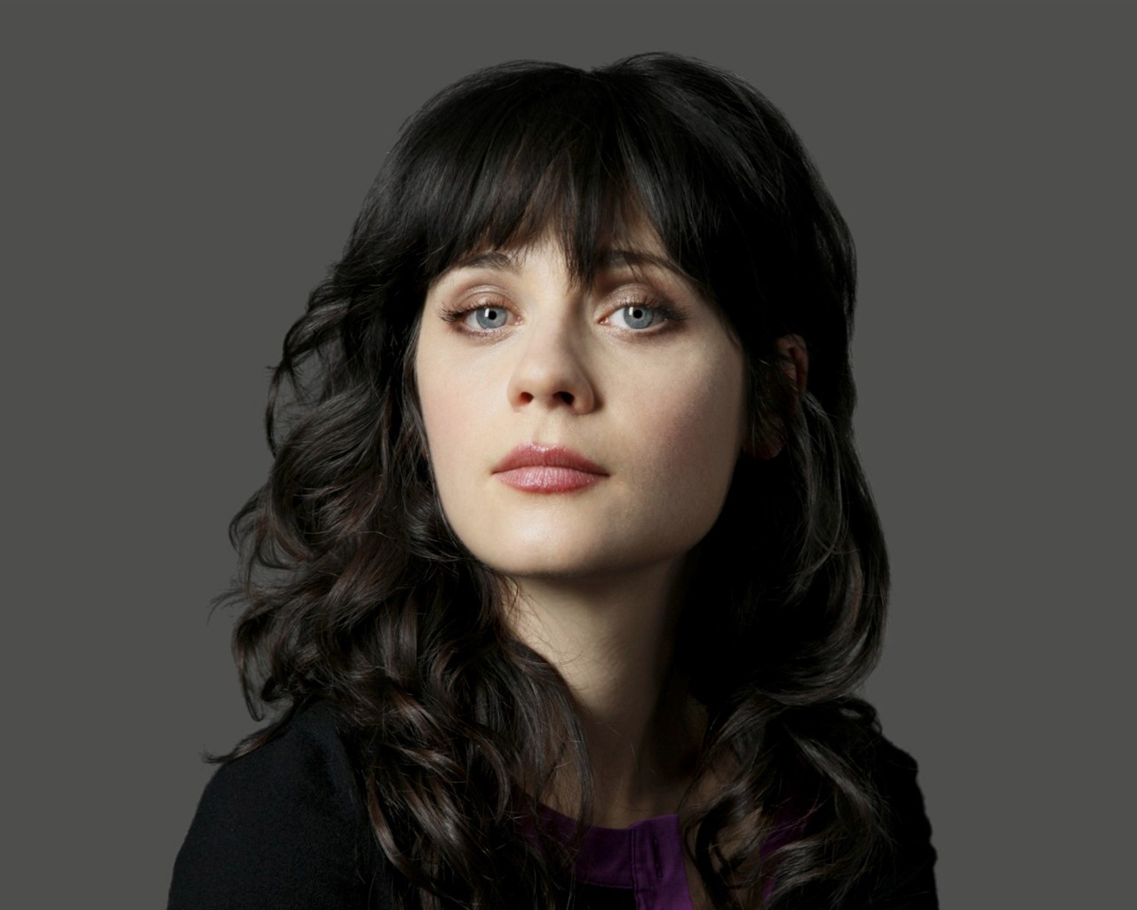 Zooey Deschanel 佐伊·丹斯切爾 美女壁紙 #9 - 1280x1024