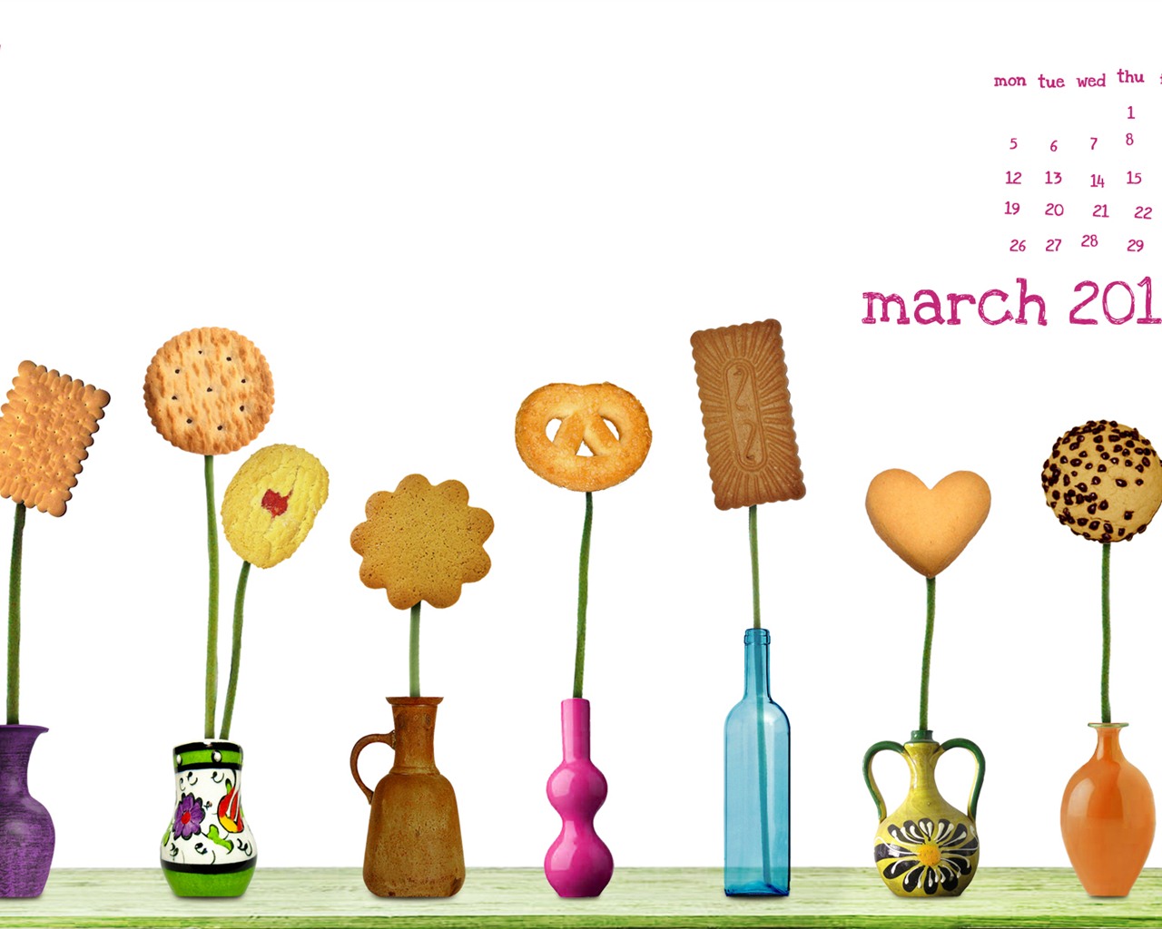 March 2012 Calendar Wallpaper #4 - 1280x1024