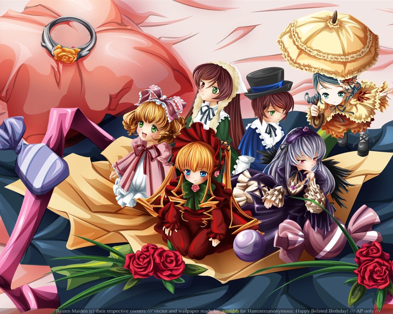 Rozen Maiden HD tapety na plochu #13 - 1280x1024