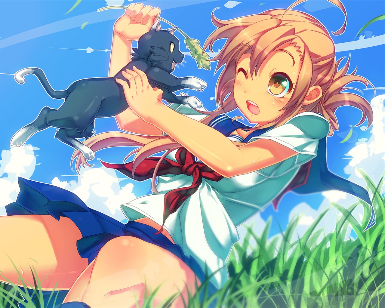 Nyan Koi! HD wallpapers #25 - 1280x1024