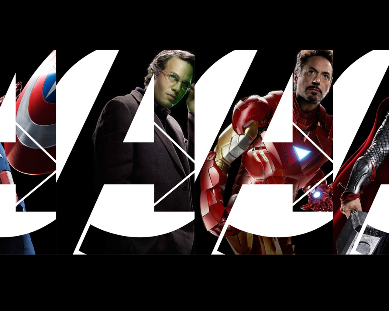 Les fonds d'écran HD 2012 Avengers #9 - 1280x1024