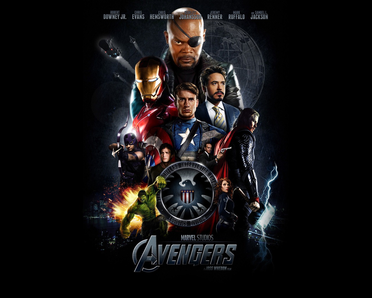 アベンジャーズ2012 HDの壁紙 #16 - 1280x1024