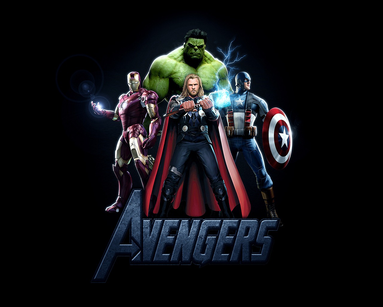 Les fonds d'écran HD 2012 Avengers #17 - 1280x1024