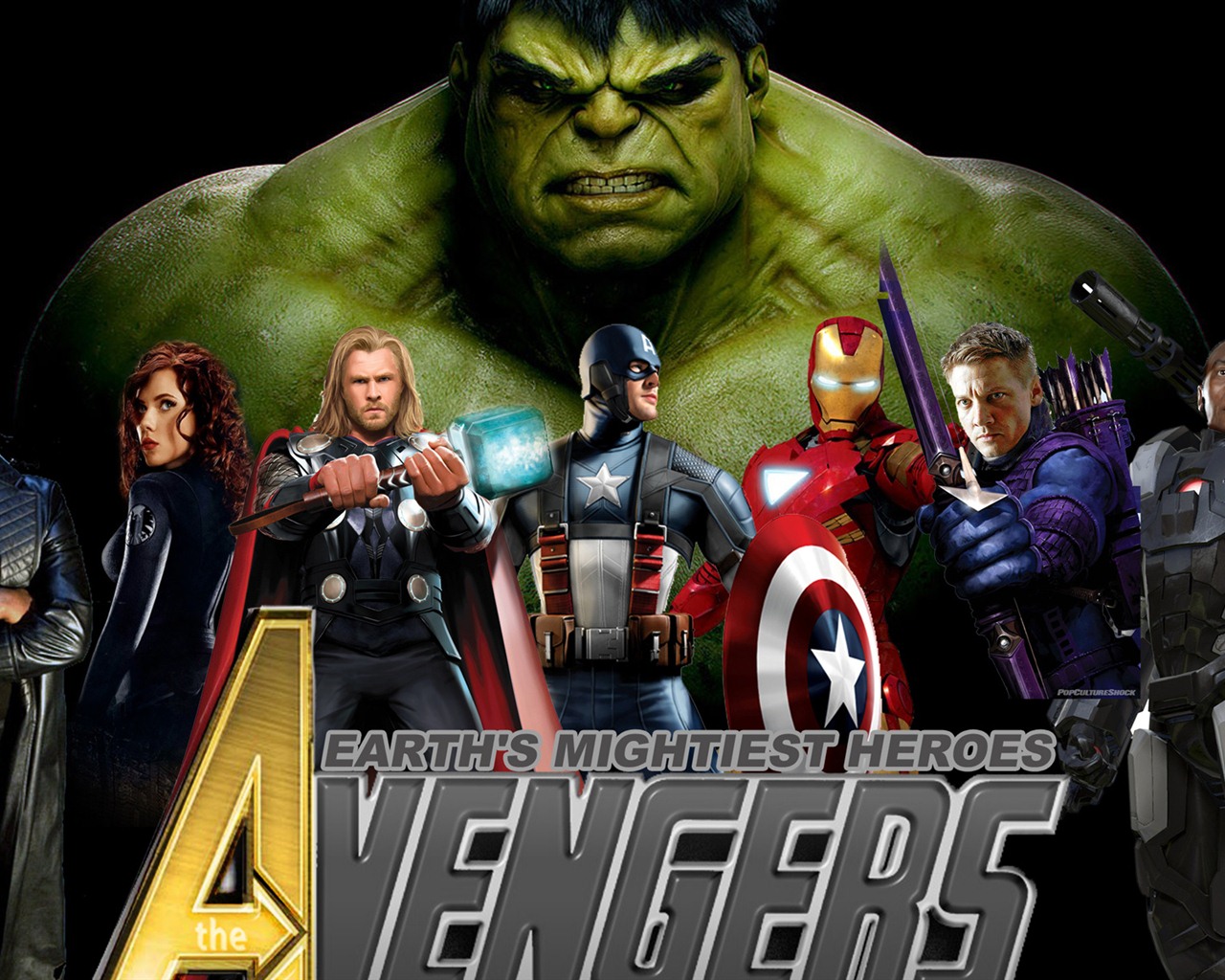 Les fonds d'écran HD 2012 Avengers #19 - 1280x1024