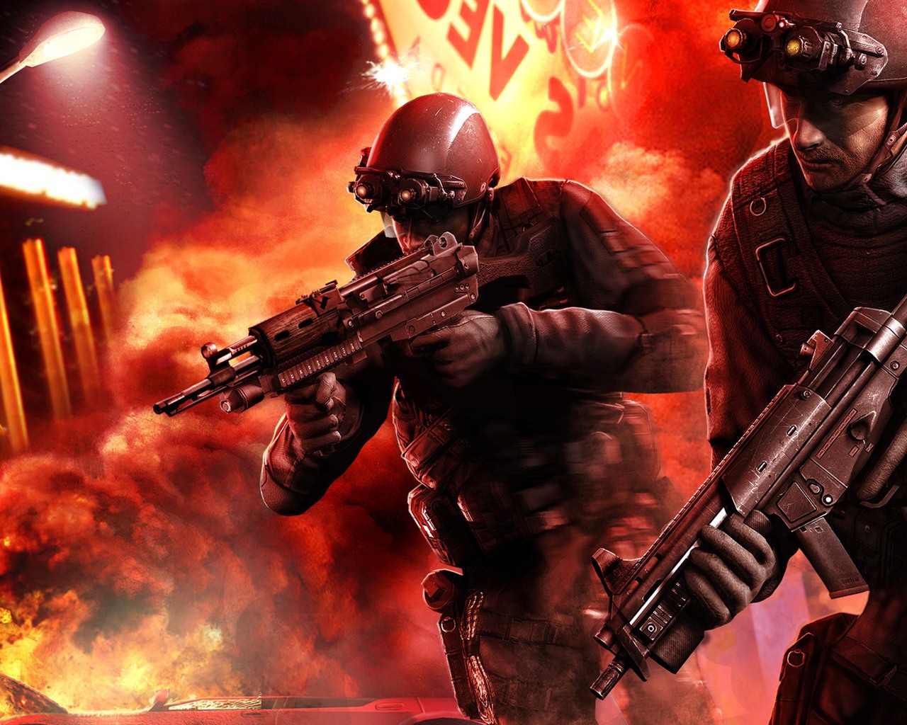 Tom Clancys Rainbow Six: Vegas HD tapety na plochu #8 - 1280x1024