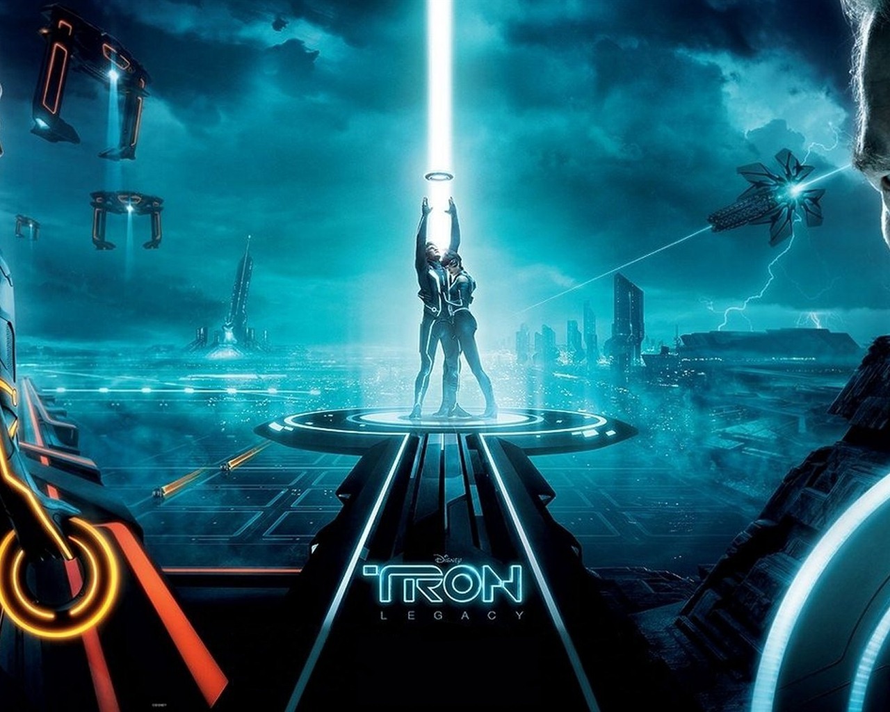 2010 Tron: Legacy 創：光速戰記 高清壁紙 #11 - 1280x1024