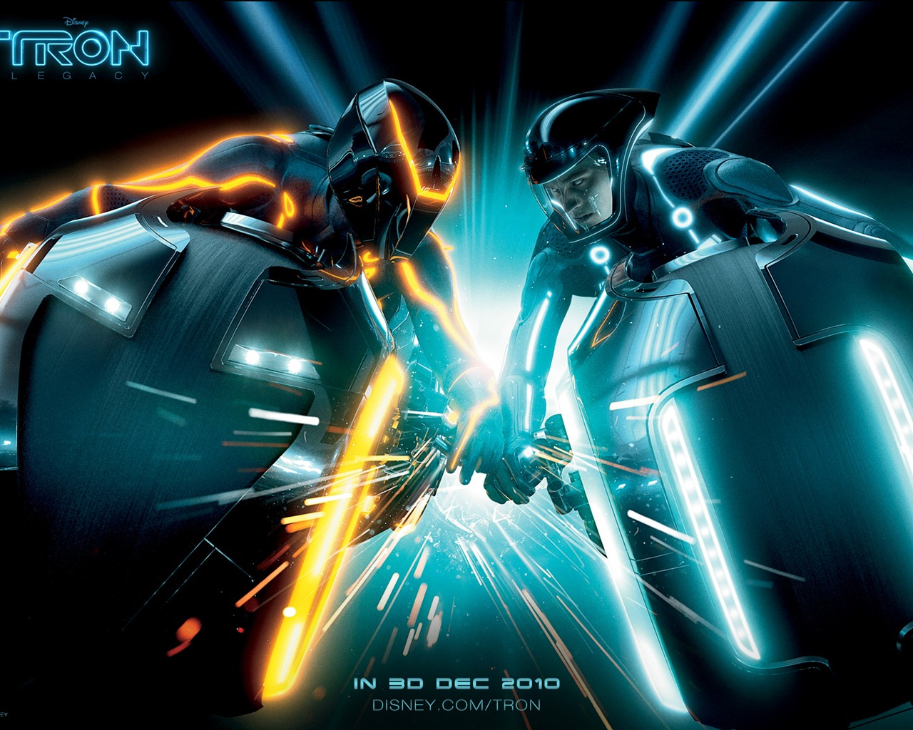 2010 Tron: Legacy HD tapety na plochu #15 - 1280x1024