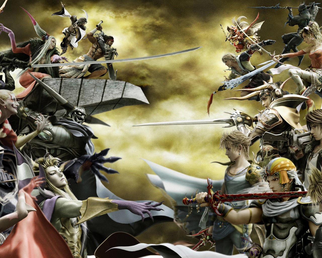 Dissidia 012: Duodecim Final Fantasy 最終幻想：紛爭2 高清壁紙 #6 - 1280x1024