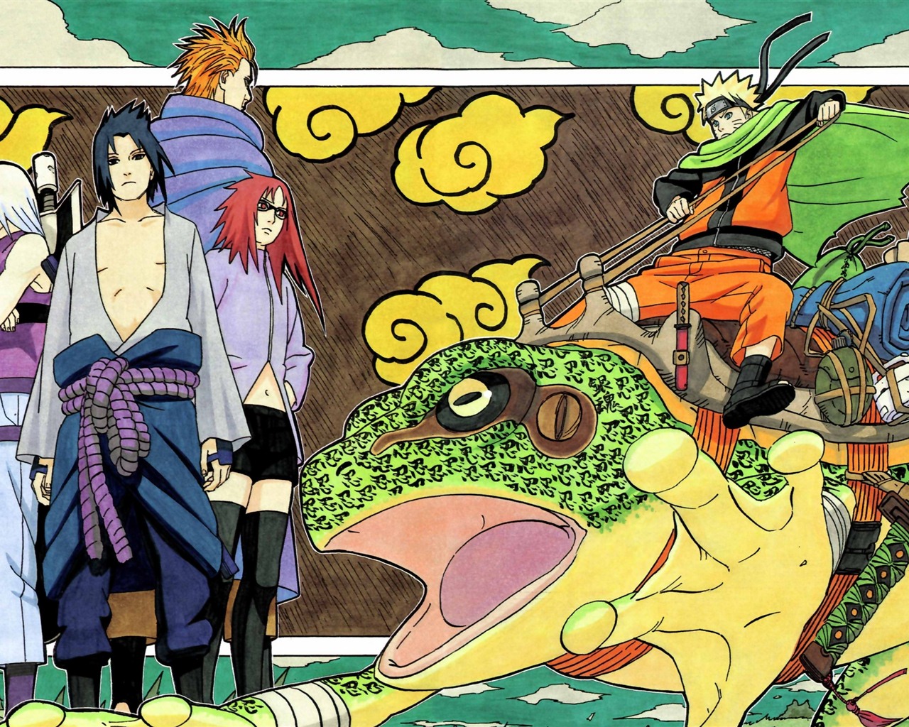Naruto anime HD tapety na plochu #16 - 1280x1024