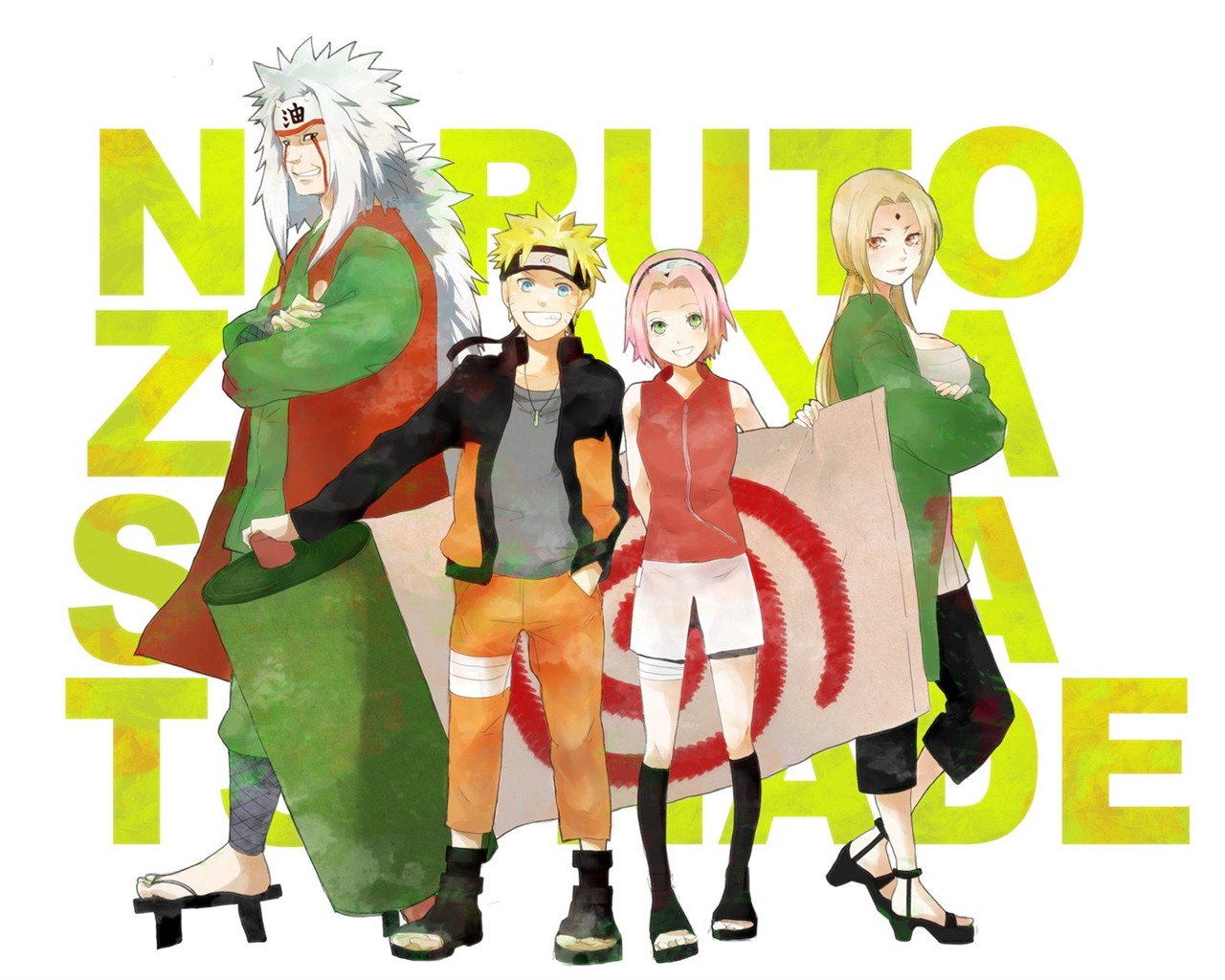 Naruto anime HD tapety na plochu #19 - 1280x1024