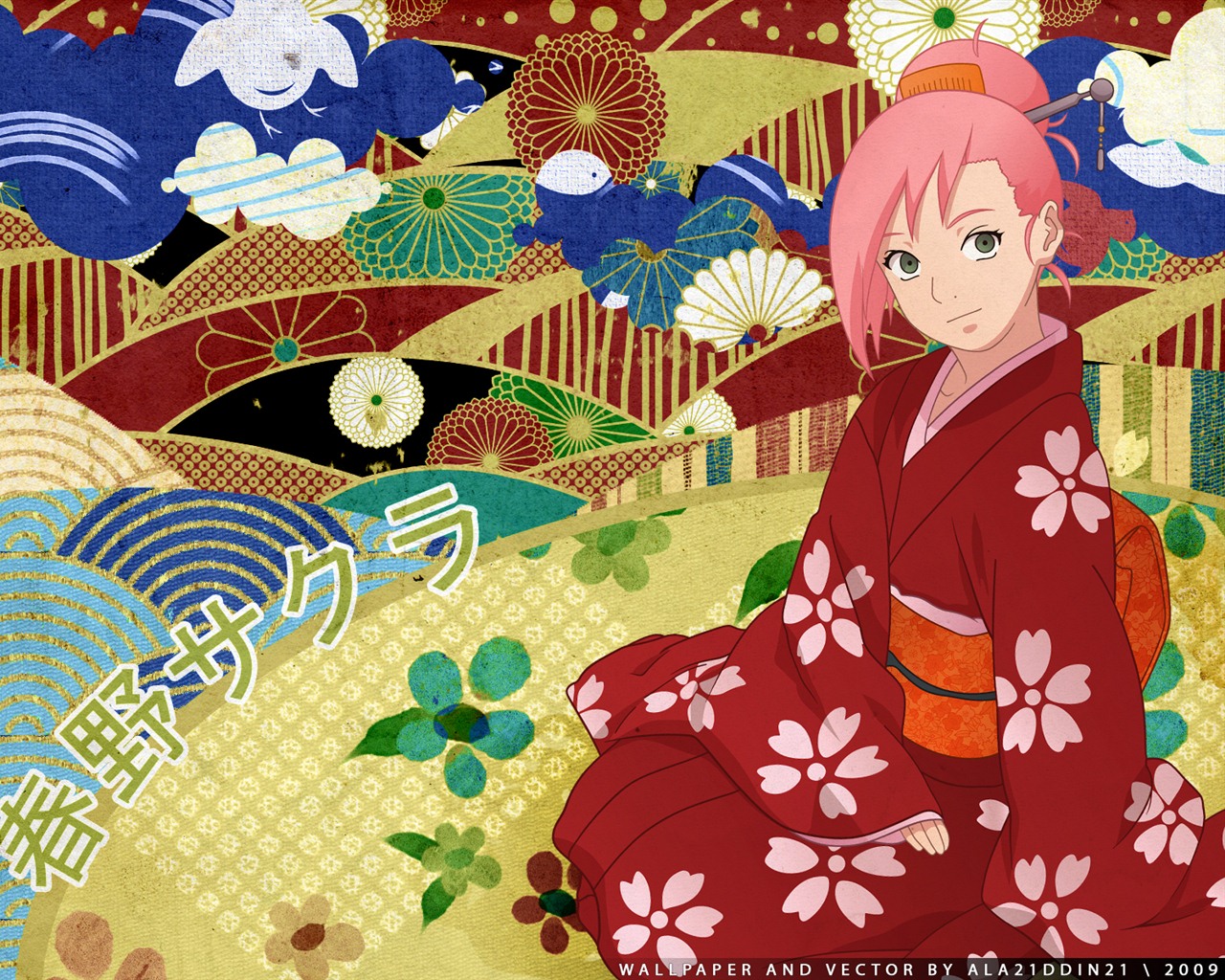 Naruto anime HD tapety na plochu #30 - 1280x1024
