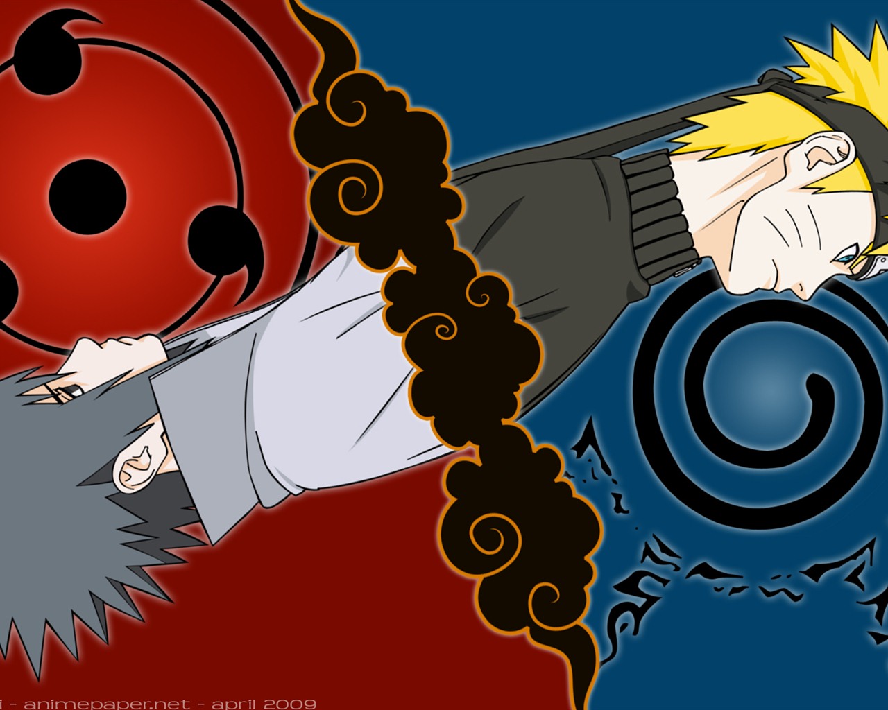 Naruto anime HD tapety na plochu #34 - 1280x1024