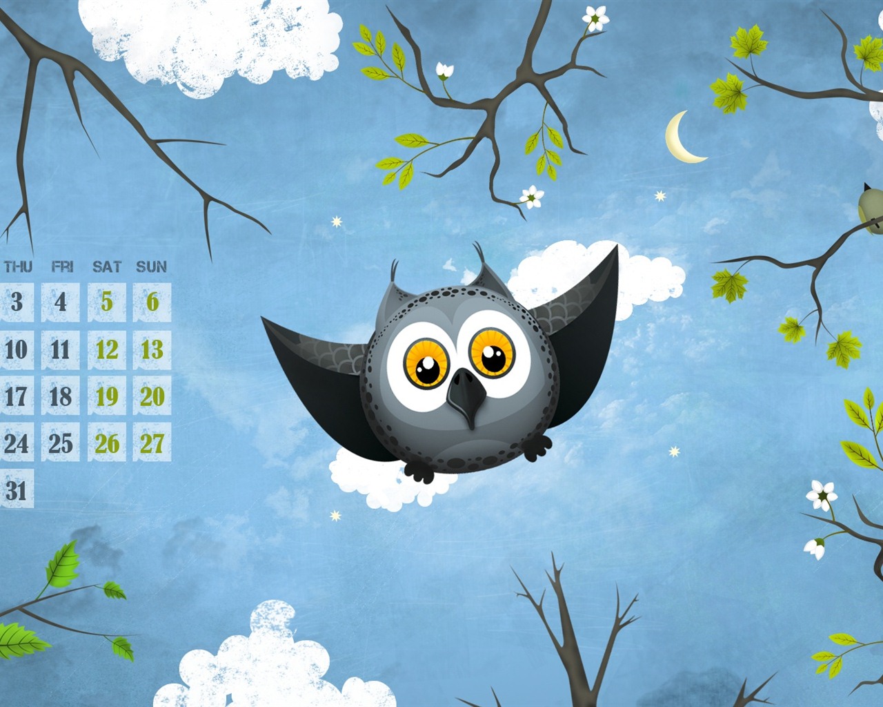 May 2012 Calendar wallpapers (1) #1 - 1280x1024