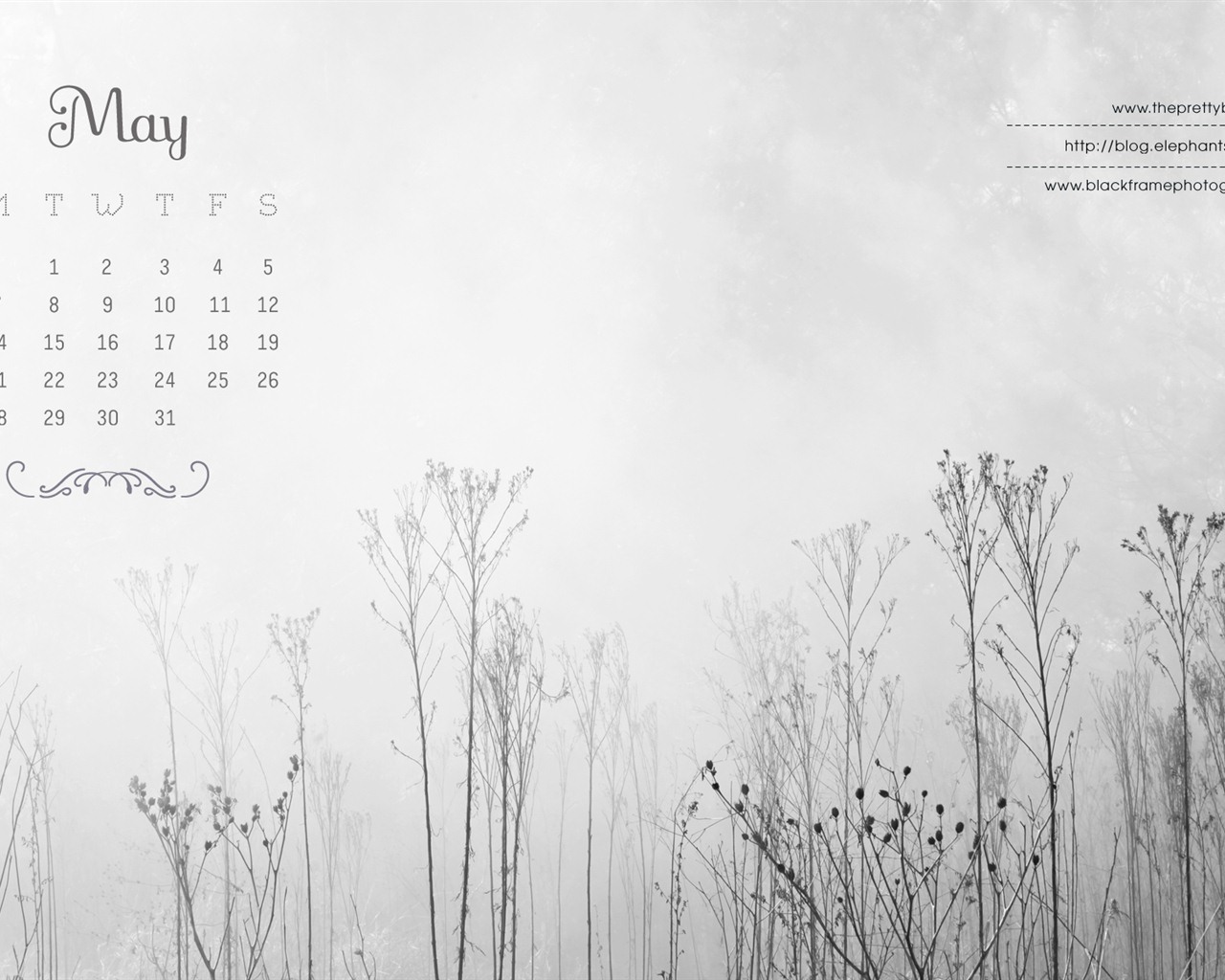2012年5月 月曆壁紙(一) #9 - 1280x1024