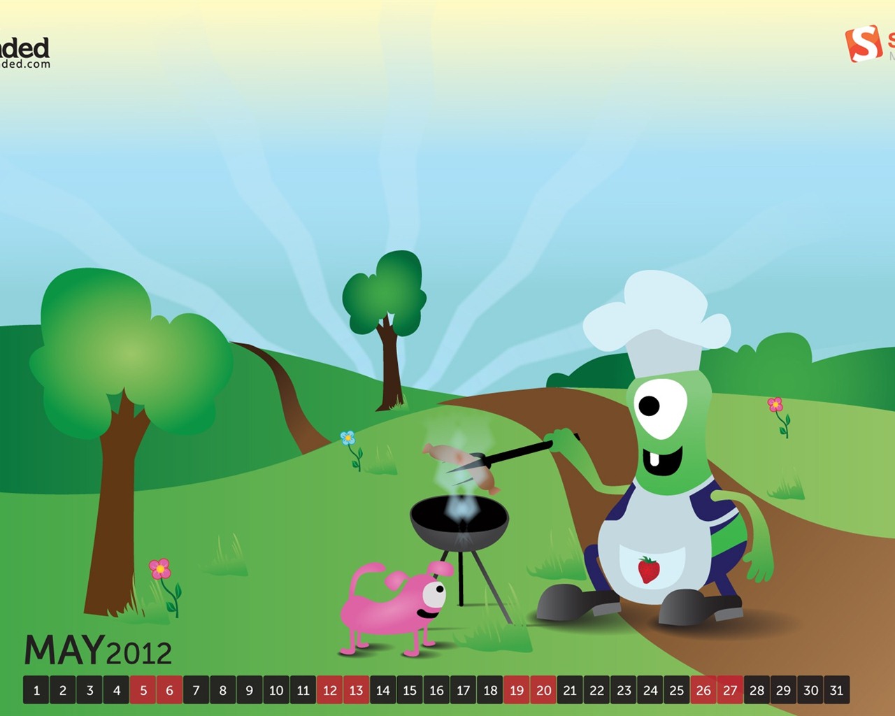 May 2012 Calendar wallpapers (1) #20 - 1280x1024
