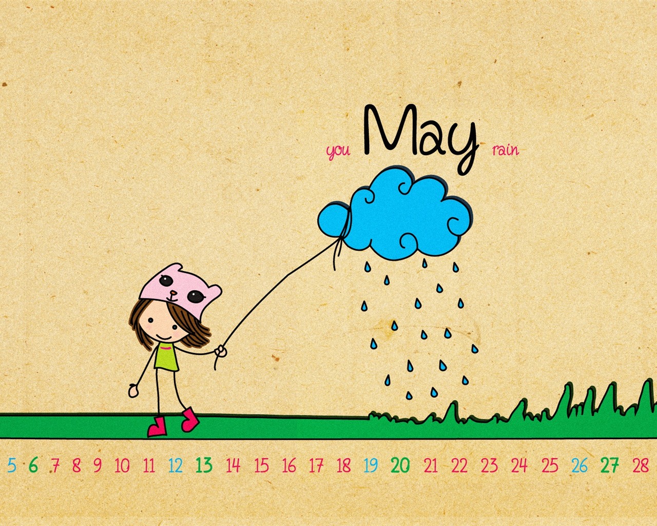 Mai 2012 Kalender Wallpapers (2) #14 - 1280x1024