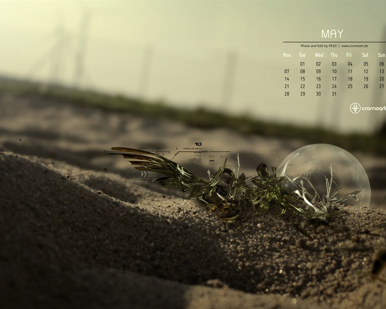 Mai 2012 Kalender Wallpapers (2) #19 - 1280x1024