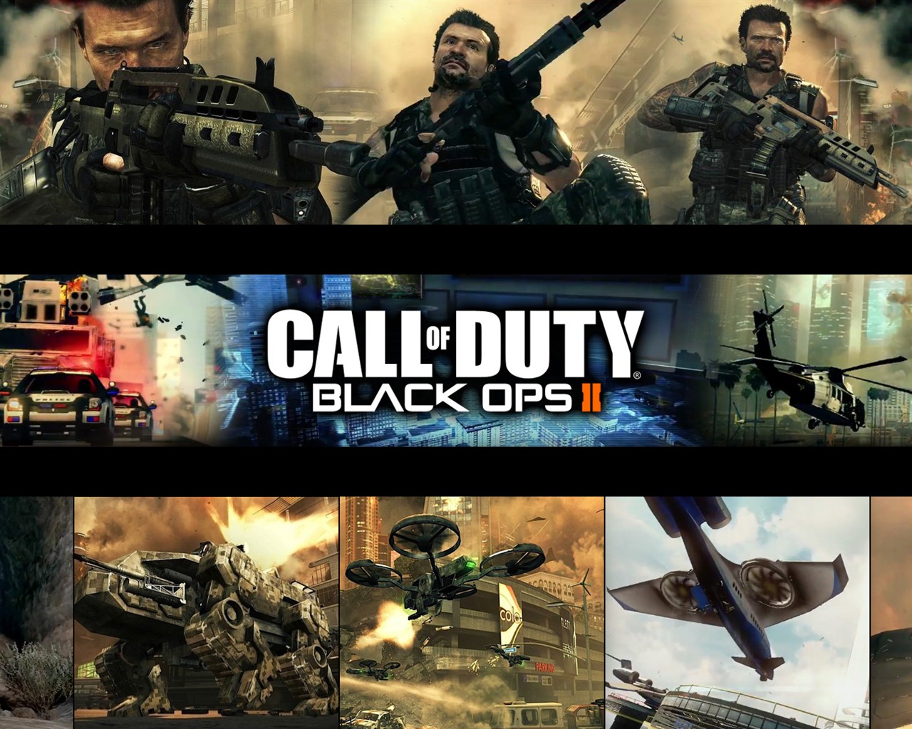 Call of Duty: Black Ops 2 使命召喚9：黑色行動2 高清壁紙 #2 - 1280x1024