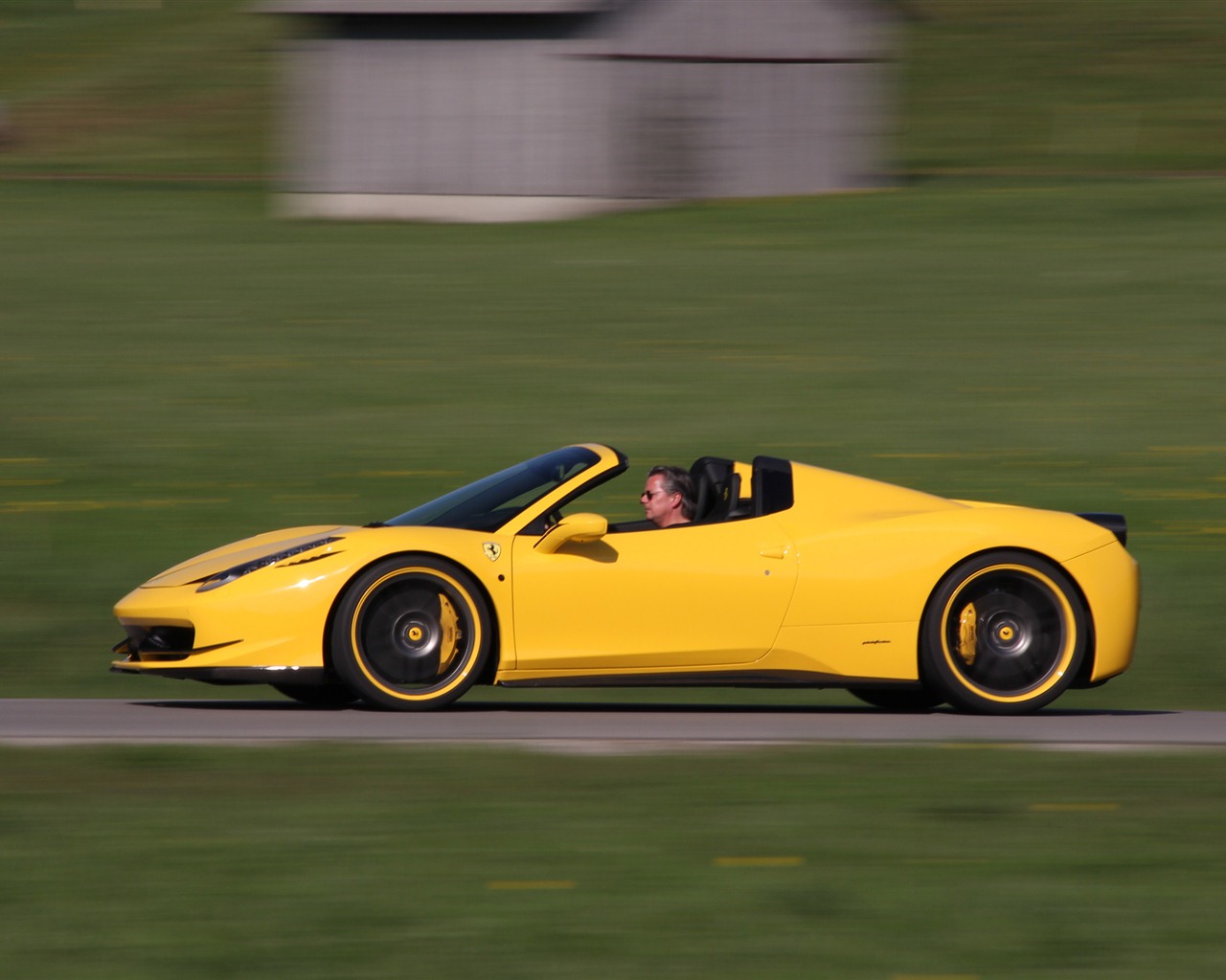 Ferrari 458 Italia spider 2012 法拉利12 - 1280x1024