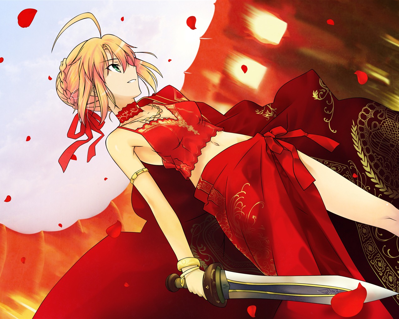 Fate Stay Night HD tapety na plochu #1 - 1280x1024