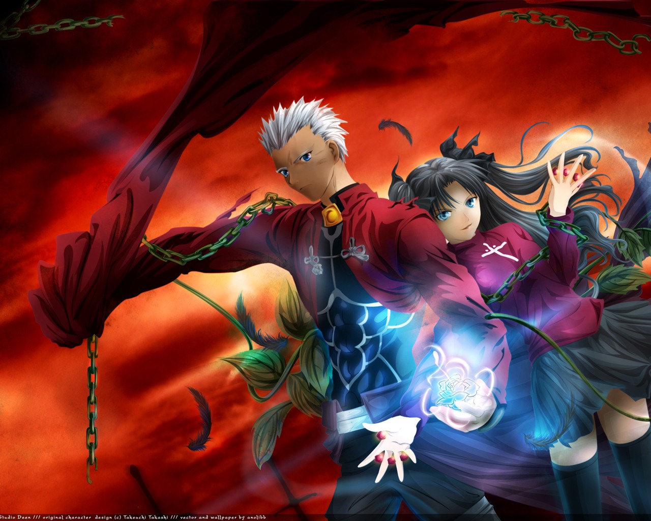 Fate Stay Night HD tapety na plochu #2 - 1280x1024