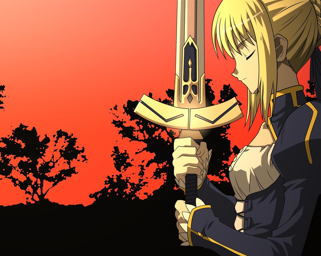 Fate Stay Night HD tapety na plochu #18 - 1280x1024