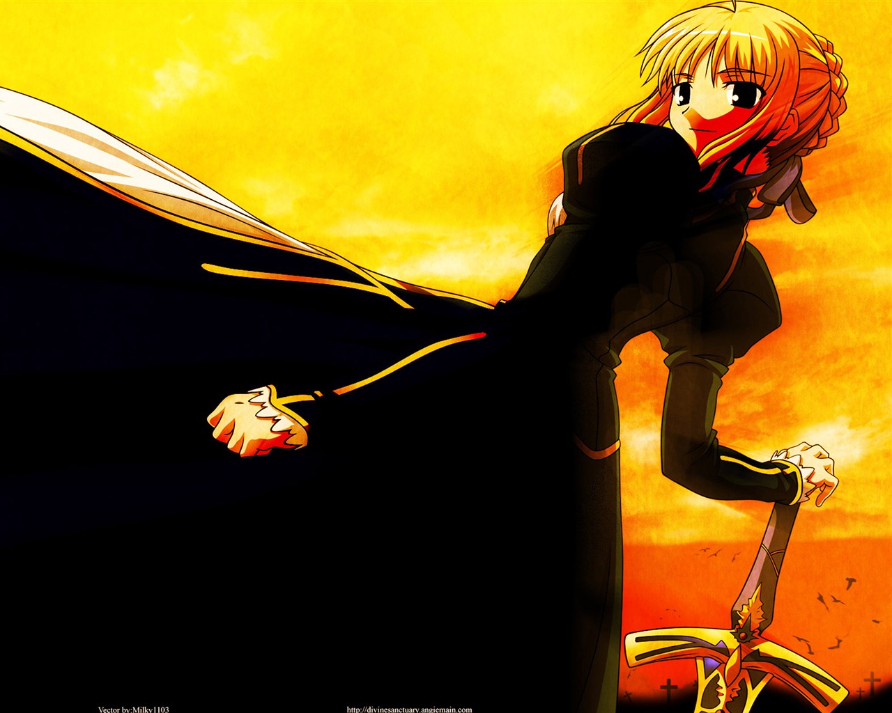 Fate Stay Night HD tapety na plochu #22 - 1280x1024