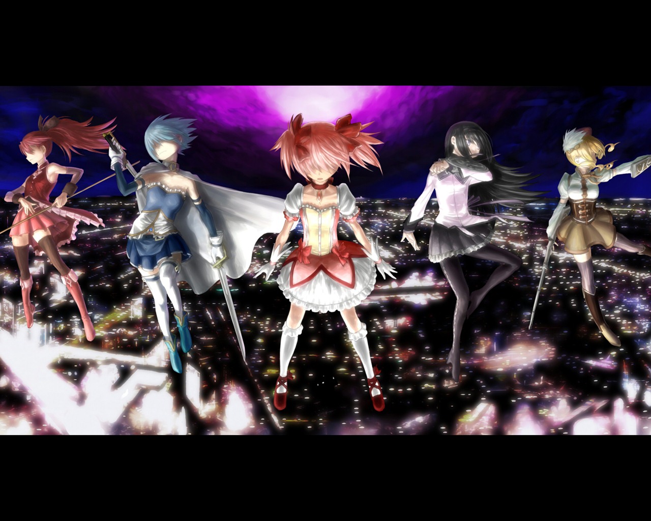 Puella Magi Madoka Magica HD tapety na plochu #6 - 1280x1024