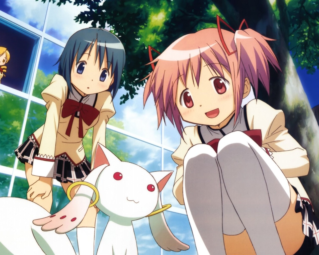 Puella Magi Madoka Magica HD tapety na plochu #8 - 1280x1024