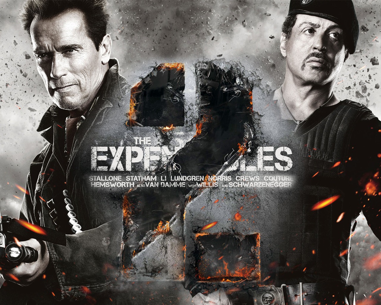 2012 The Expendables 2 敢死隊2 高清壁紙 #1 - 1280x1024