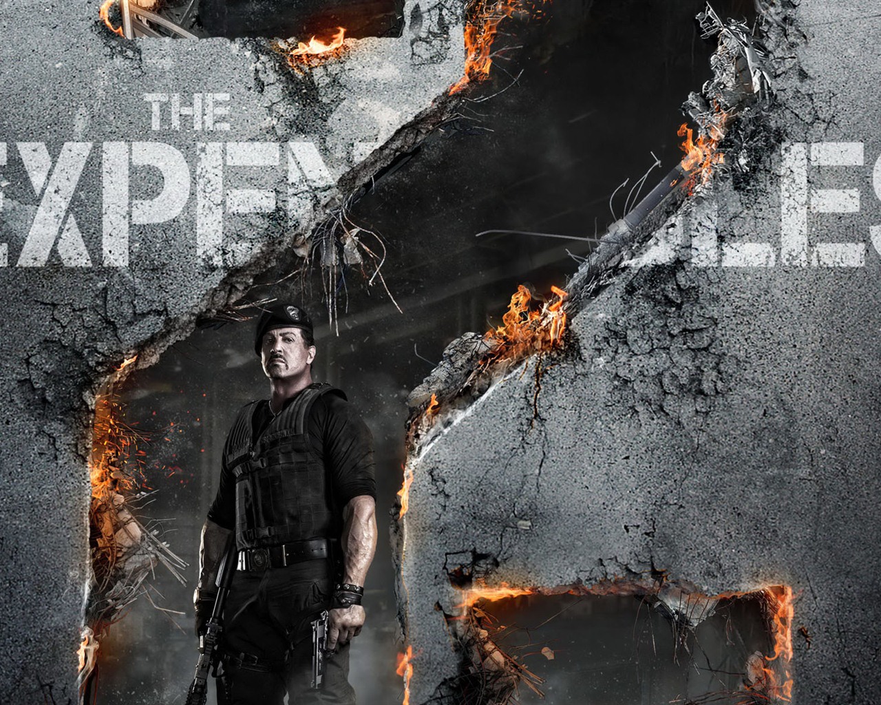 2012 The Expendables 2 敢死隊2 高清壁紙 #2 - 1280x1024