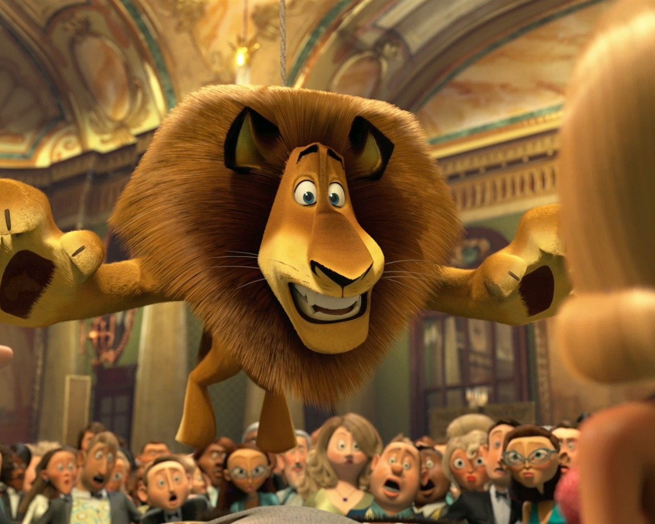 Madagascar 3: Europe's Most Wanted 馬達加斯加3：歐洲大圍捕 高清壁紙 #7 - 1280x1024