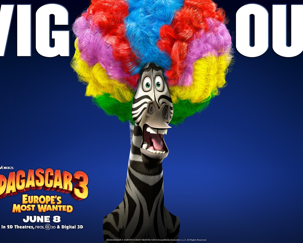 Madagascar 3: Europe's Most Wanted 馬達加斯加3：歐洲大圍捕 高清壁紙 #13 - 1280x1024