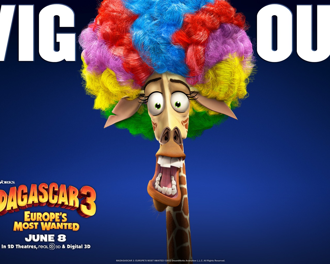 Madagascar 3: Europe's Most Wanted 馬達加斯加3：歐洲大圍捕 高清壁紙 #14 - 1280x1024