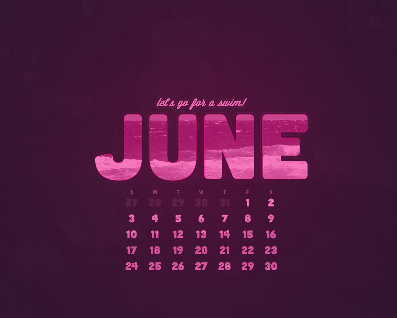 June 2012 Calendar wallpapers (1) #3 - 1280x1024