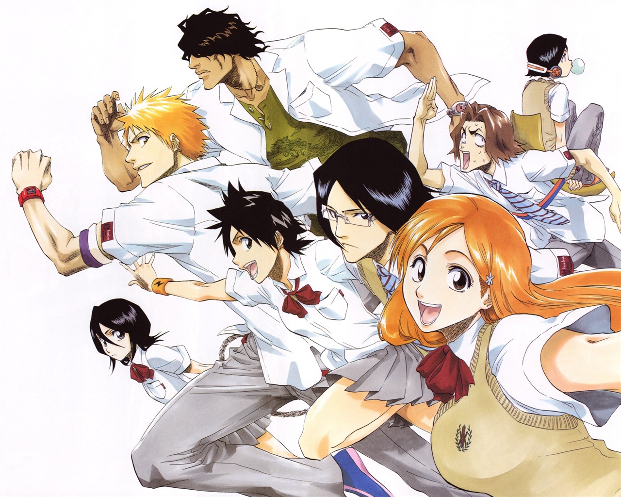 Bleach anime HD tapety na plochu #11 - 1280x1024