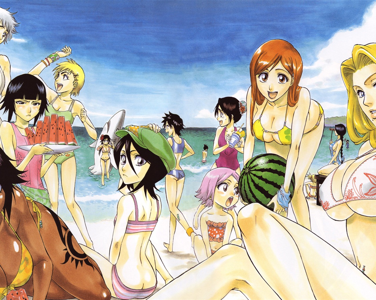 Bleach anime HD tapety na plochu #12 - 1280x1024