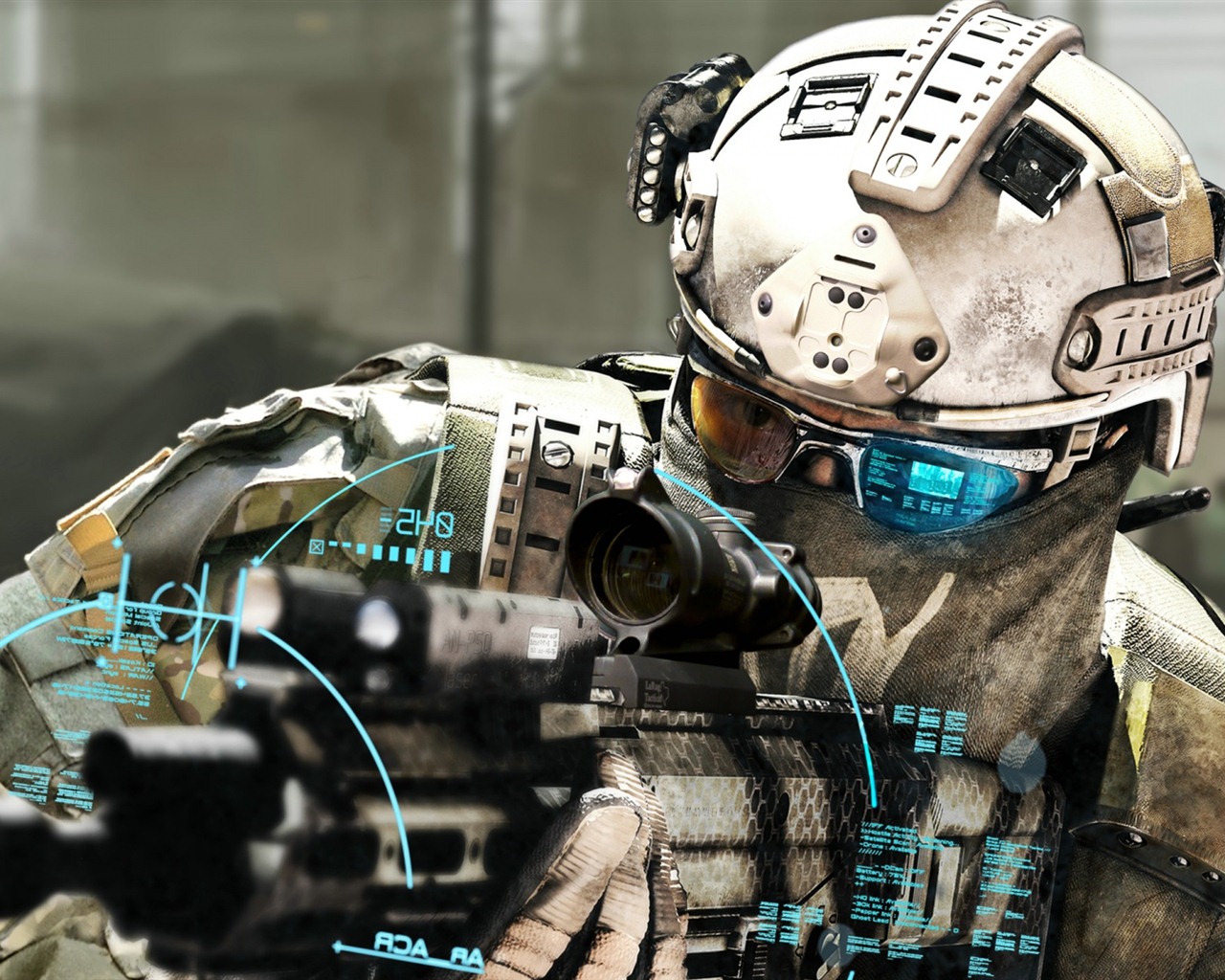 Ghost Recon: Future Soldier HD tapety na plochu #4 - 1280x1024