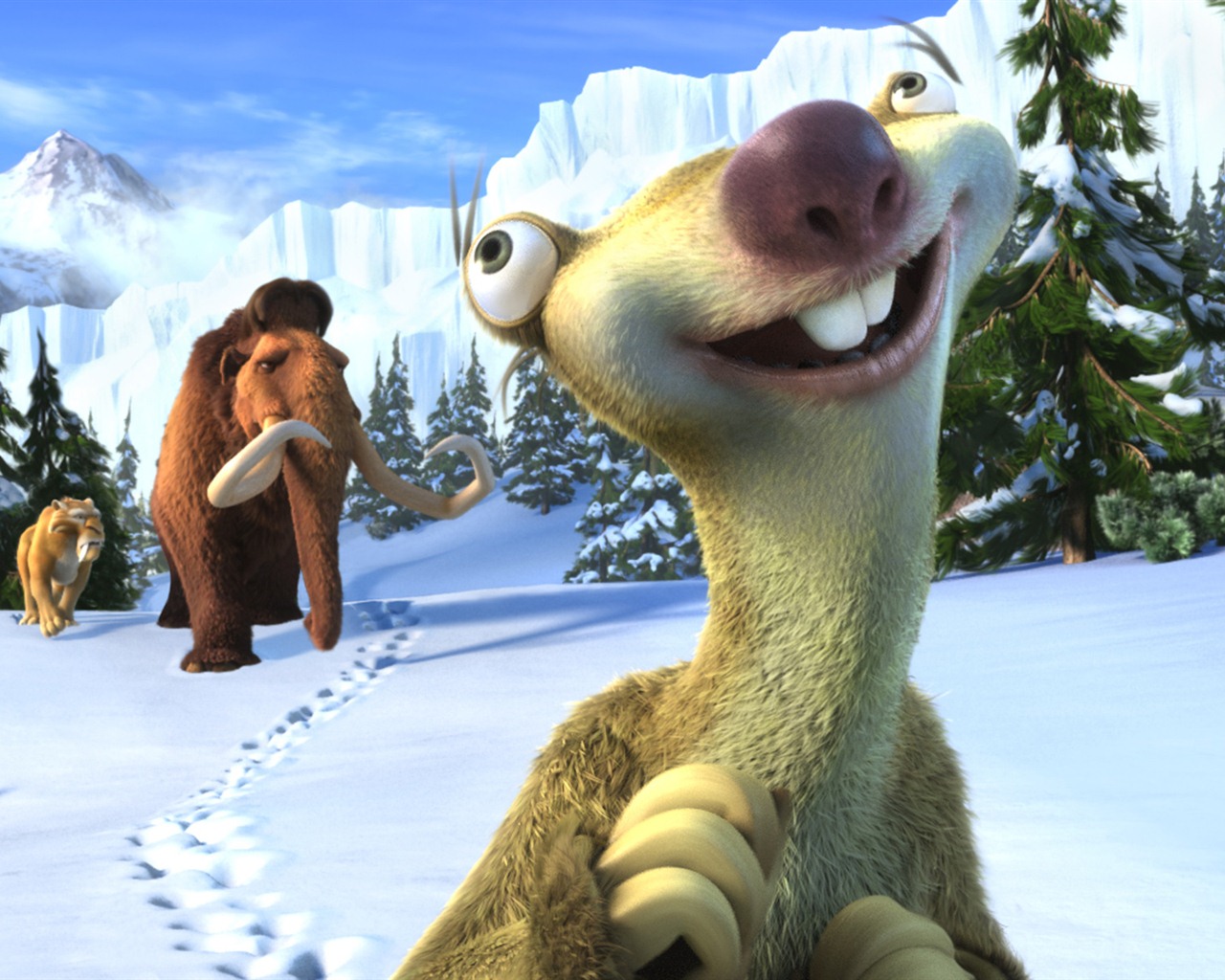 Ice Age 4: Continental Drift 冰川時代4：大陸漂移高清壁紙 #2 - 1280x1024