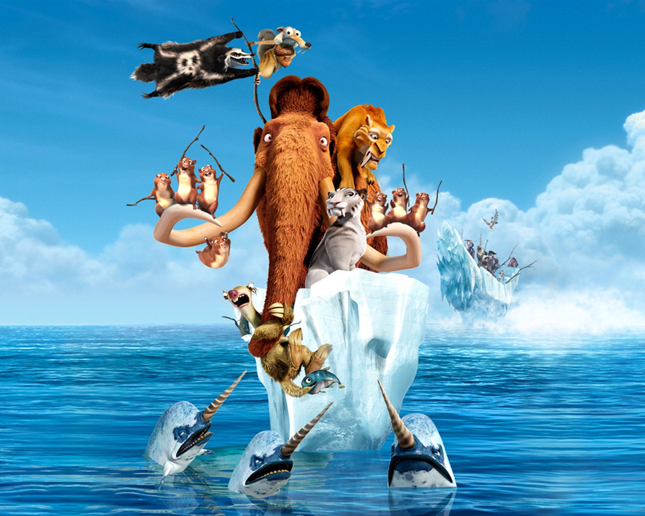 Ice Age 4: Continental Drift HD wallpapers #5 - 1280x1024