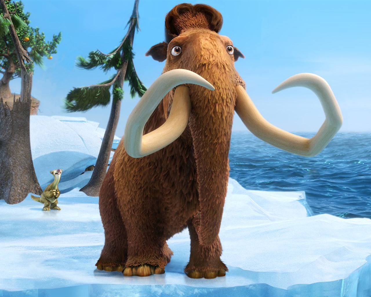 Ice Age 4: Continental Drift 冰川时代4：大陆漂移 高清壁纸11 - 1280x1024