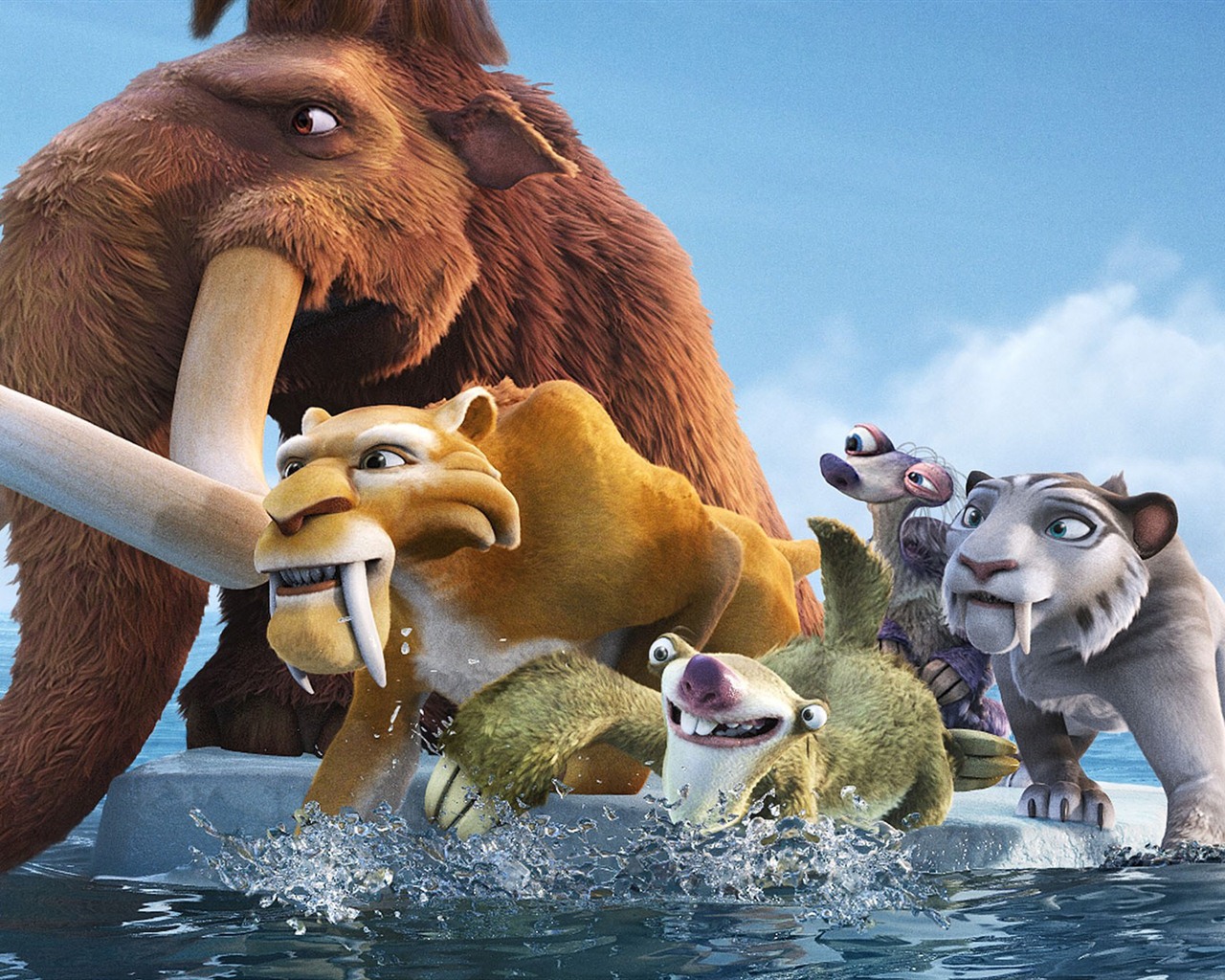 Ice Age 4: Continental Drift 冰川時代4：大陸漂移高清壁紙 #12 - 1280x1024