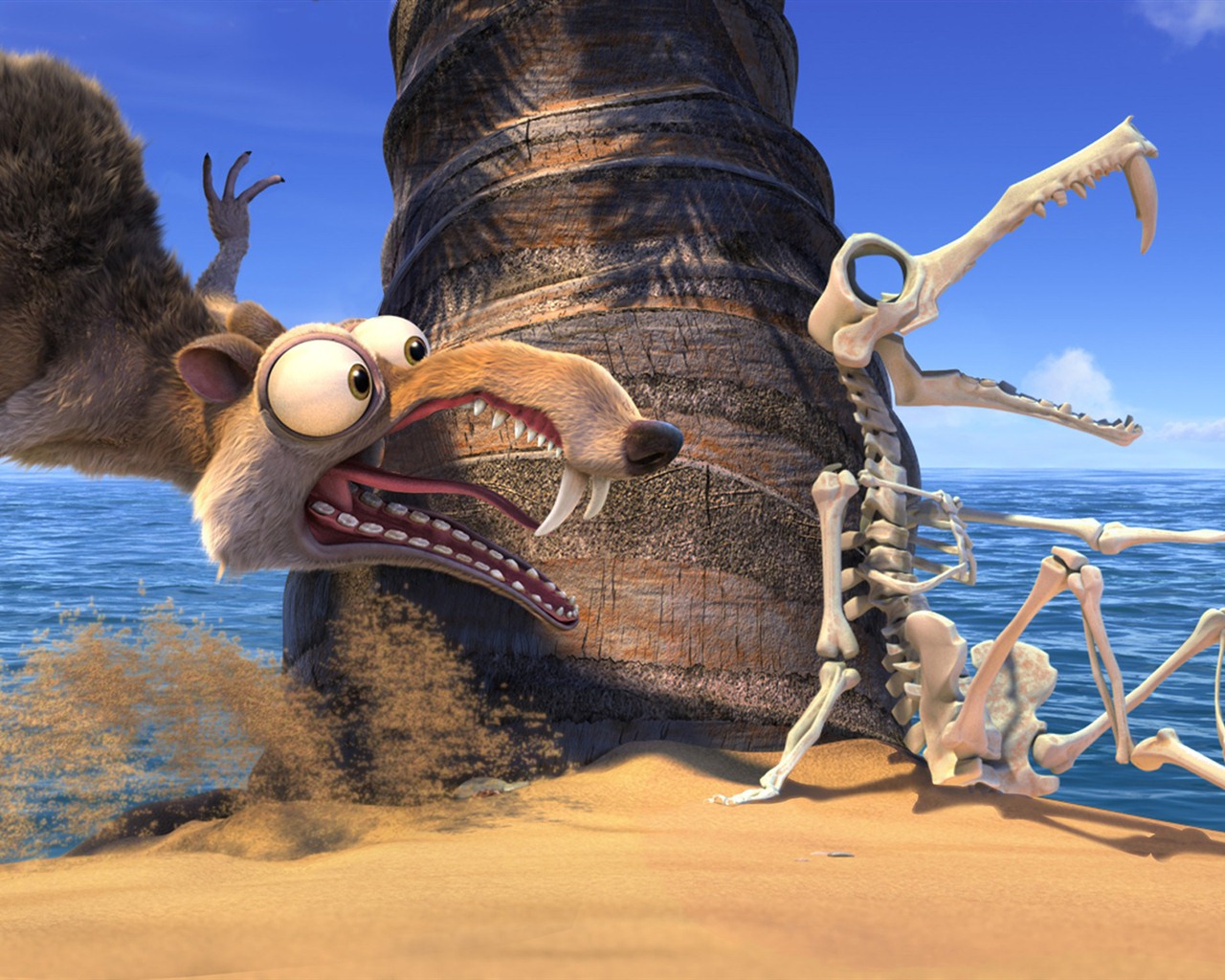 Ice Age 4: Continental Drift 冰川时代4：大陆漂移 高清壁纸14 - 1280x1024