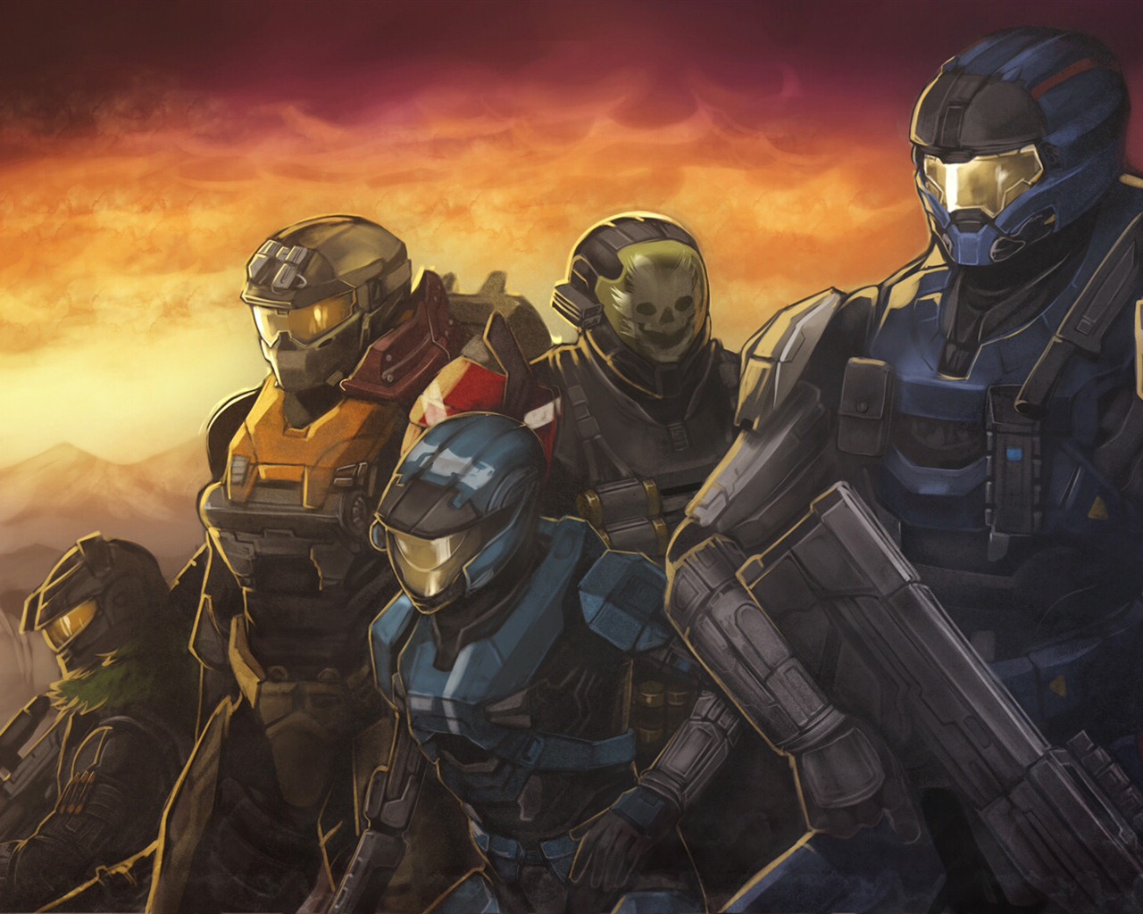 Hra Halo HD tapety na plochu #20 - 1280x1024