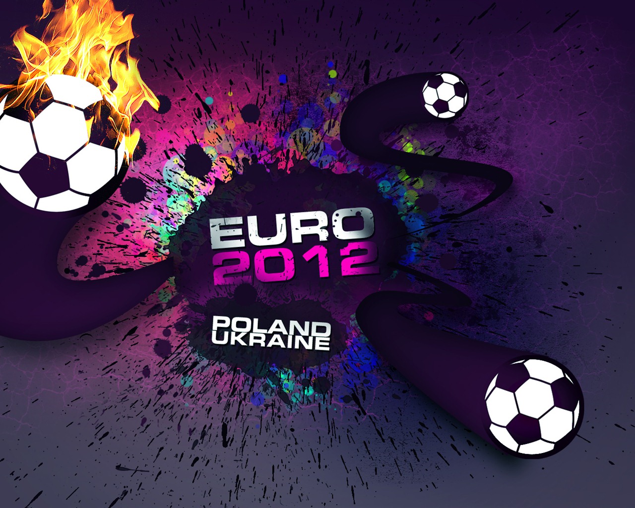 UEFA EURO 2012 fonds d'écran HD (1) #17 - 1280x1024